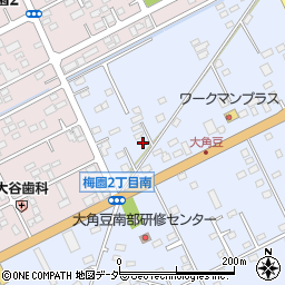 茨城県つくば市大角豆2011-365周辺の地図
