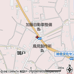 茨城県坂東市鵠戸1086周辺の地図