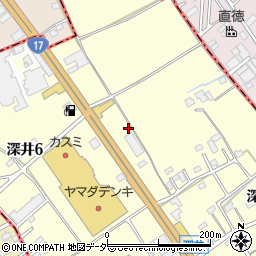 埼玉県北本市深井7丁目60周辺の地図