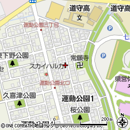 福井県福井市運動公園1丁目903周辺の地図