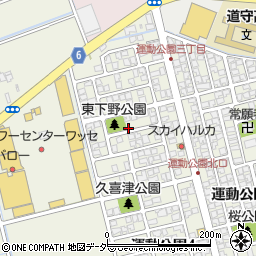 福井県福井市運動公園3丁目811周辺の地図