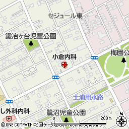 小倉内科医院周辺の地図