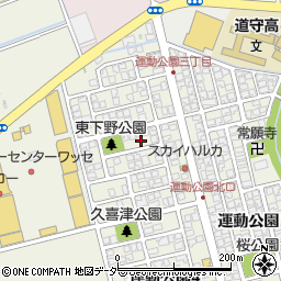 福井県福井市運動公園3丁目809周辺の地図