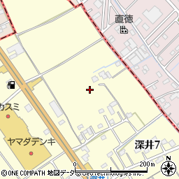 埼玉県北本市深井7丁目99周辺の地図