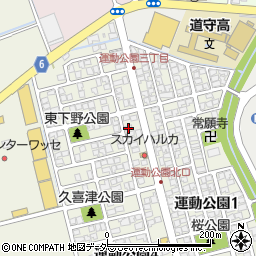 福井県福井市運動公園3丁目1005周辺の地図