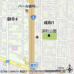 福井県福井市成和1丁目2105周辺の地図