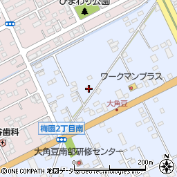 茨城県つくば市大角豆2011-16周辺の地図