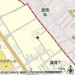 埼玉県北本市深井7丁目88周辺の地図