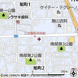 福井県勝山市旭町周辺の地図