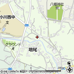 埼玉県比企郡小川町増尾155-3周辺の地図