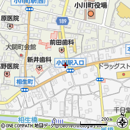 タイムズ小川町駅前第３駐車場周辺の地図