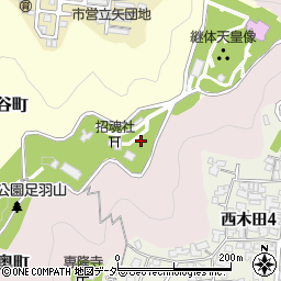 福井県福井市足羽上町周辺の地図