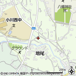 埼玉県比企郡小川町増尾156周辺の地図
