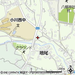 埼玉県比企郡小川町増尾264周辺の地図