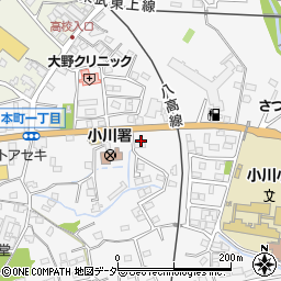 ミニストップ小川町南店周辺の地図
