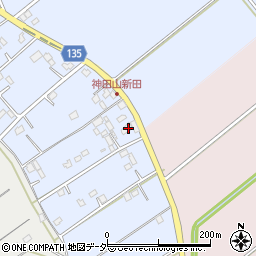茨城県坂東市神田山新田103周辺の地図