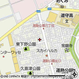 福井県福井市運動公園3丁目605周辺の地図