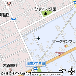 茨城県つくば市大角豆2011-427周辺の地図