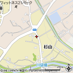 埼玉県比企郡嵐山町杉山1129周辺の地図