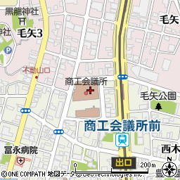 社団法人福井青年会議所周辺の地図