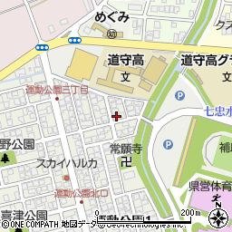 福井県福井市運動公園1丁目204周辺の地図