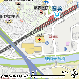 西友岡谷南店周辺の地図