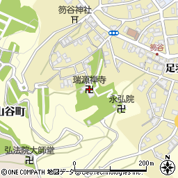 瑞源禅寺周辺の地図