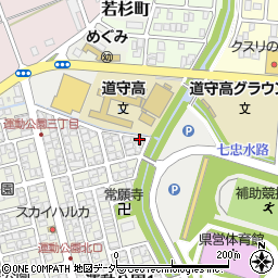 福井県福井市運動公園1丁目101周辺の地図