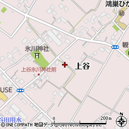 埼玉県鴻巣市上谷2056-2周辺の地図