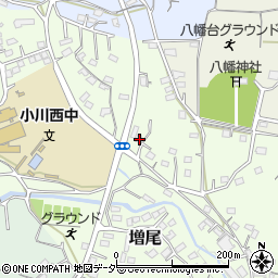 埼玉県比企郡小川町増尾185周辺の地図