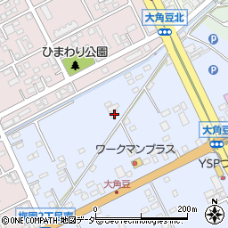 茨城県つくば市大角豆2011-4周辺の地図