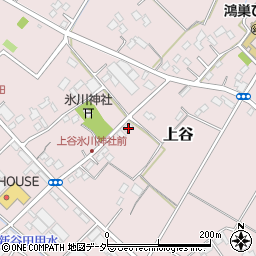 埼玉県鴻巣市上谷2034周辺の地図