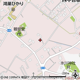 埼玉県鴻巣市上谷340周辺の地図