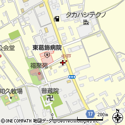 有限会社ヤタガイ　中戸店周辺の地図