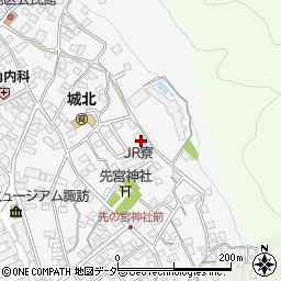 ＪＲ東日本上諏訪社員寮周辺の地図
