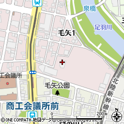 東京海上日動火災保険株式会社　福井支店福井中央支社周辺の地図