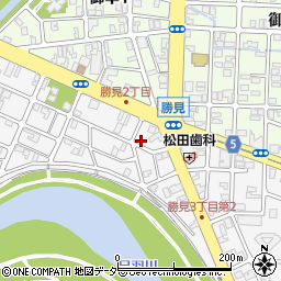 福井県福井市勝見周辺の地図