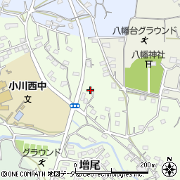 埼玉県比企郡小川町増尾185-1周辺の地図