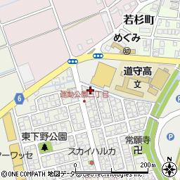 福井県福井市運動公園1丁目501周辺の地図