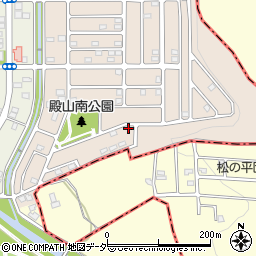埼玉県東松山市殿山町6-36周辺の地図