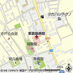 東葛飾病院周辺の地図