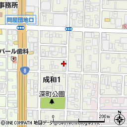 福井県福井市成和1丁目1302周辺の地図