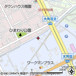 茨城県つくば市大角豆2011-2周辺の地図