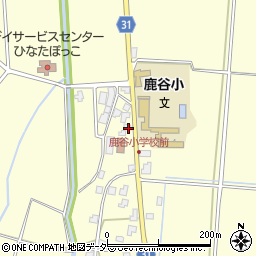 勝山市役所鹿谷公民館周辺の地図