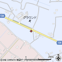 茨城県常総市大生郷町1032-2周辺の地図