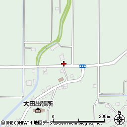 太田中学校入口周辺の地図