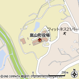 埼玉県嵐山町（比企郡）周辺の地図