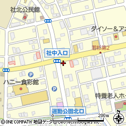 なか卯福井社店周辺の地図