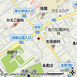 ライフデリ・鴻巣店周辺の地図