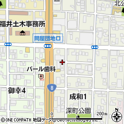 福井黒川商事周辺の地図